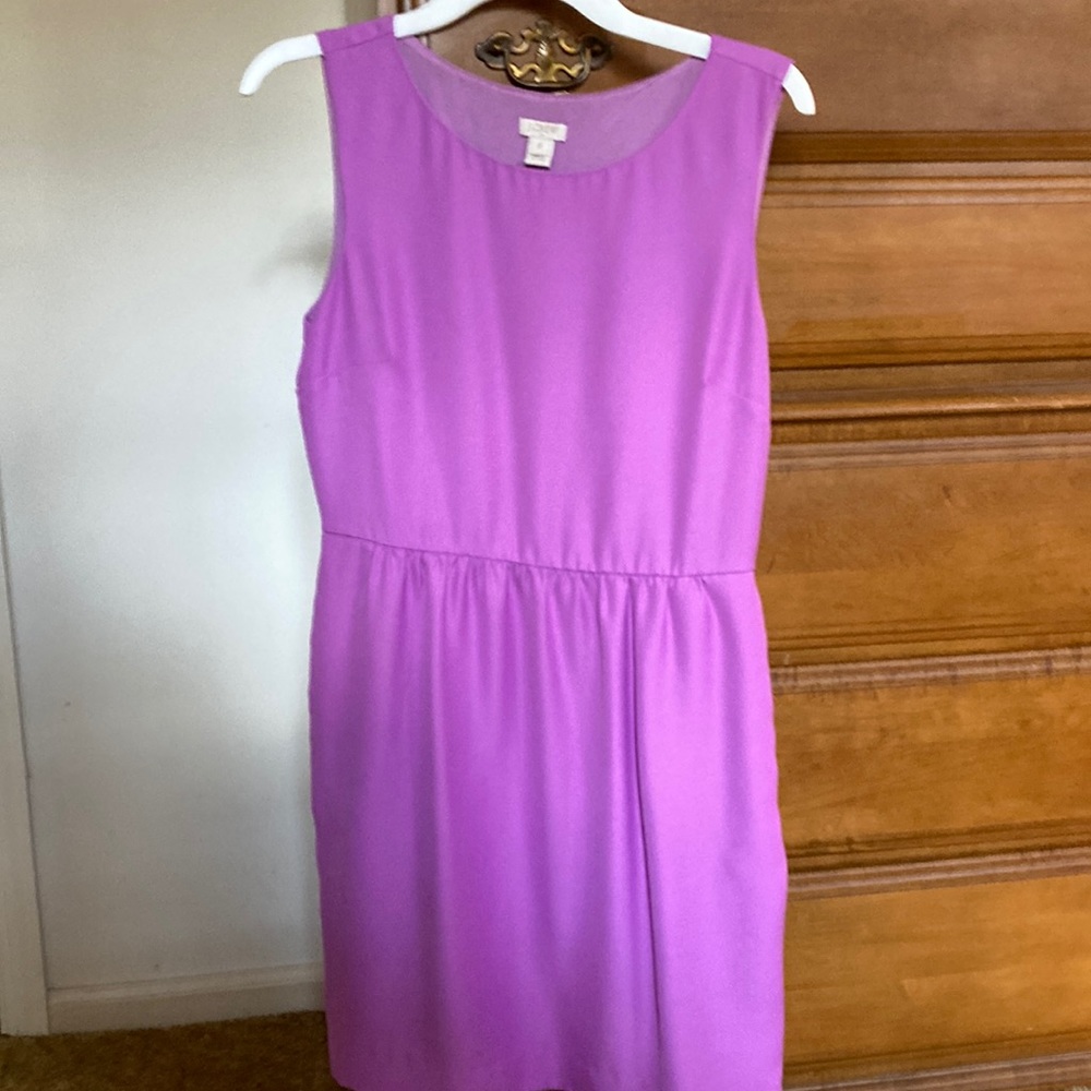 Purple J Crew dress with pockets.  Size 6